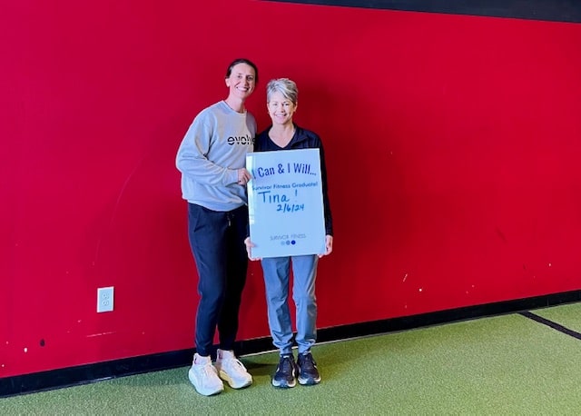 Tina Wuflestad, survivor fitness participant