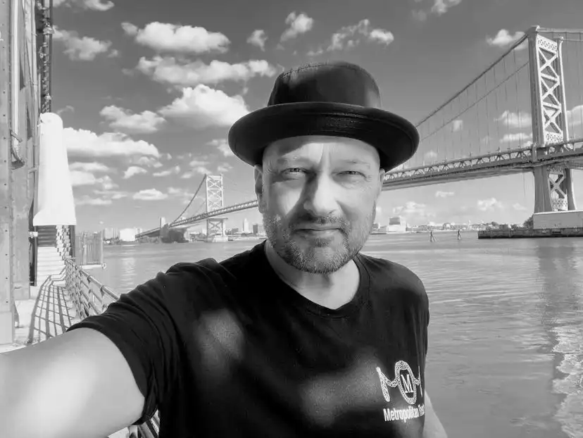 David Staton standing near a bridge
