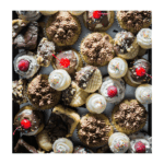 a plethora of sugary desserts and sweets