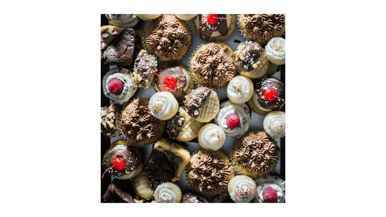 a plethora of sugary desserts and sweets